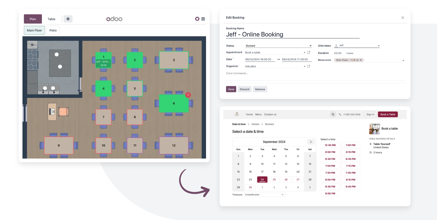 Odoo Catering UI